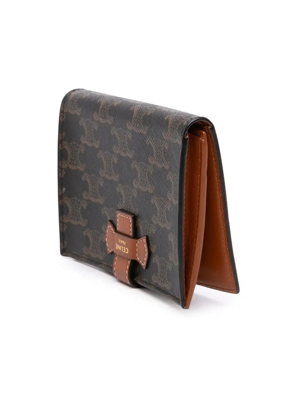 Celine Triomphe Coated Canvas Compact #329243C37B